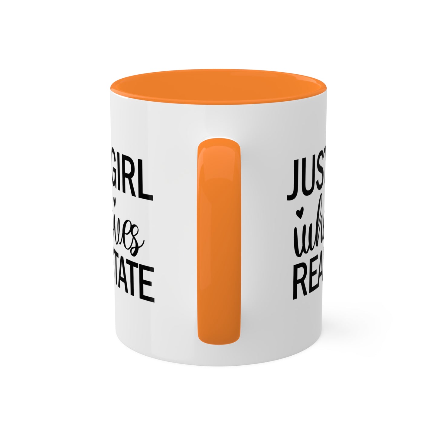 Just a Girl Who Loves Real Estate Colorful Mugs, 11oz