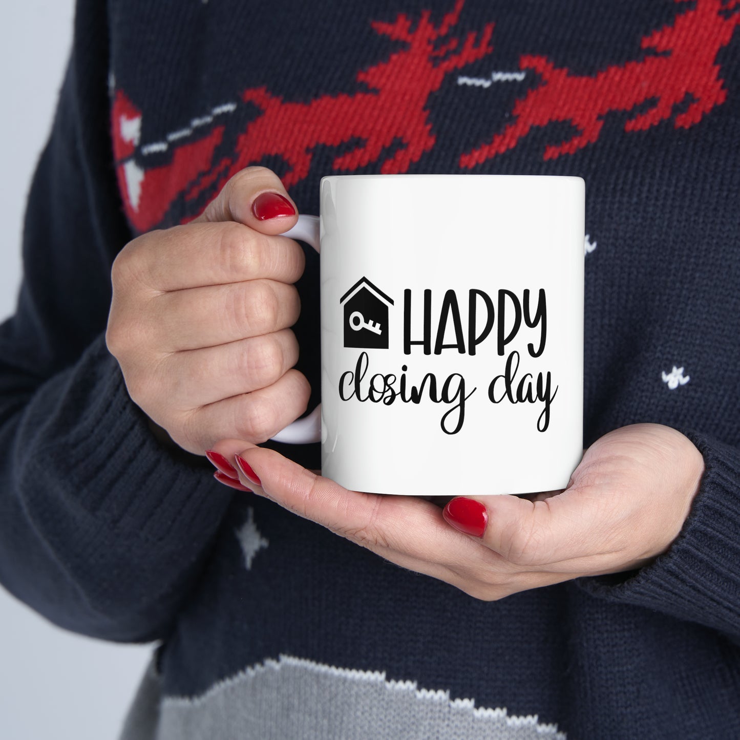 Happy Closing Day Ceramic Mug, 11oz