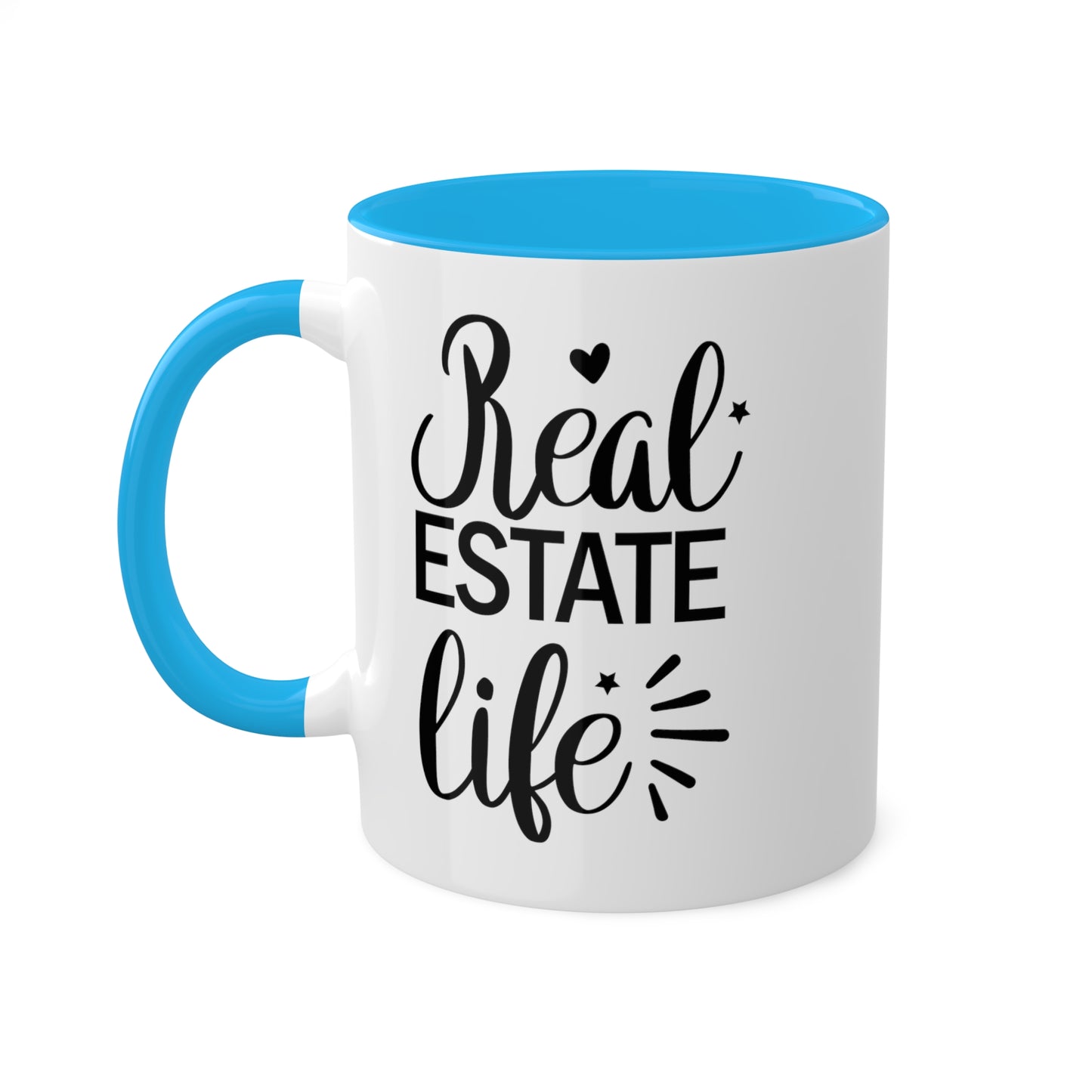 Real Estate Life Colorful Mugs, 11oz