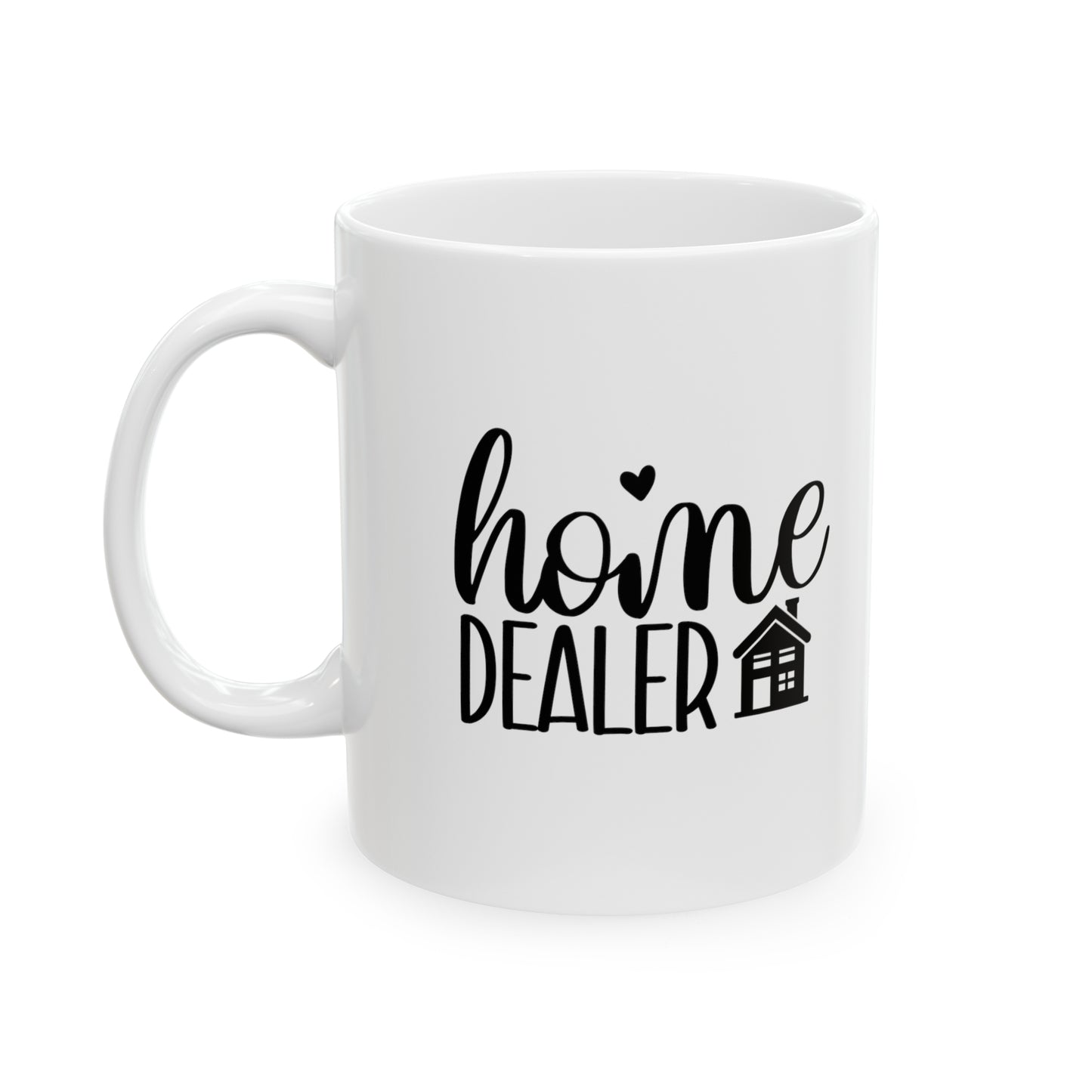 Home Dealer Ceramic Mug, 11oz