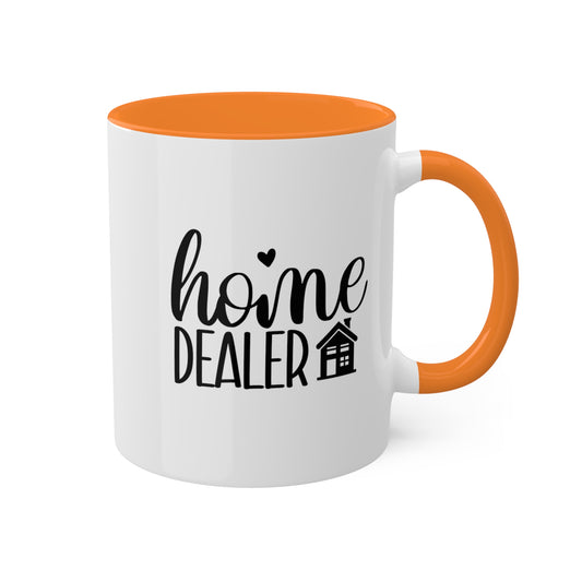 Home Dealer Colorful Mugs, 11oz