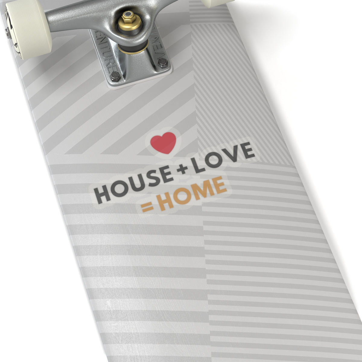 House + Love = Home Kiss-Cut Stickers