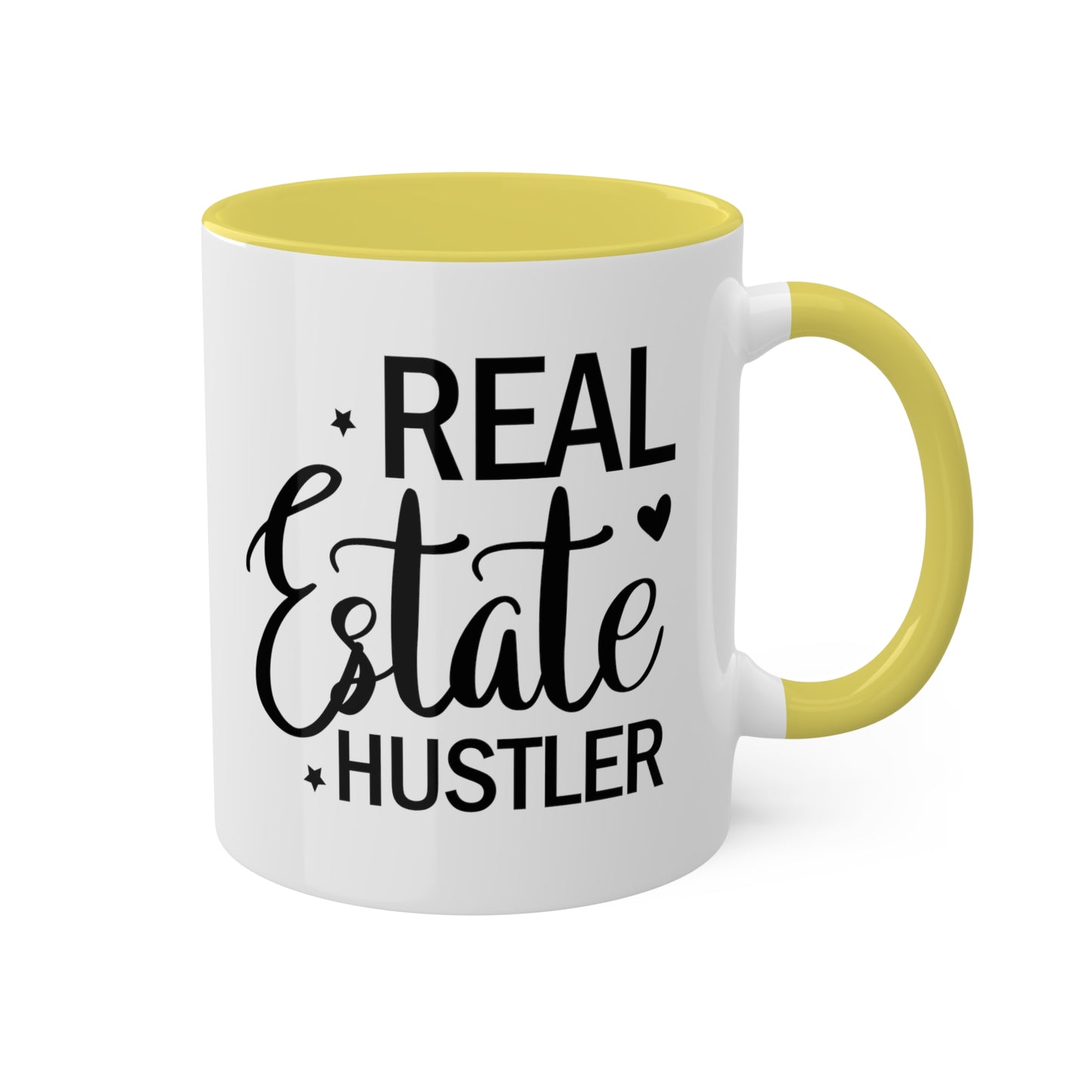 Real Estate Hustler Colorful Mugs, 11oz