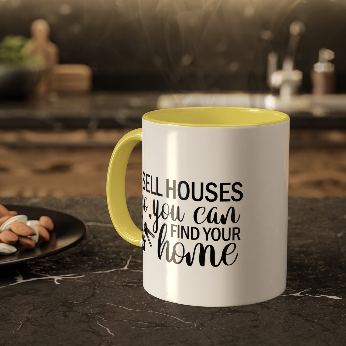 I Sell Houses So You Can Find Your Home Colorful Mugs, 11oz