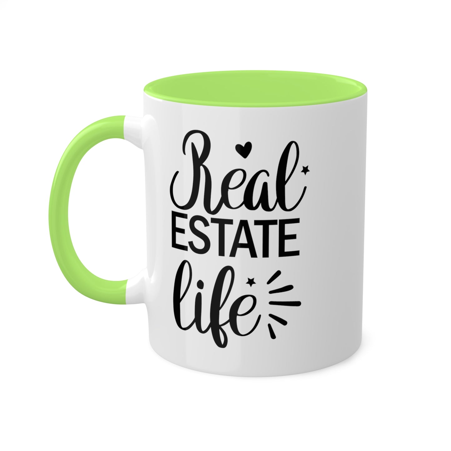 Real Estate Life Colorful Mugs, 11oz