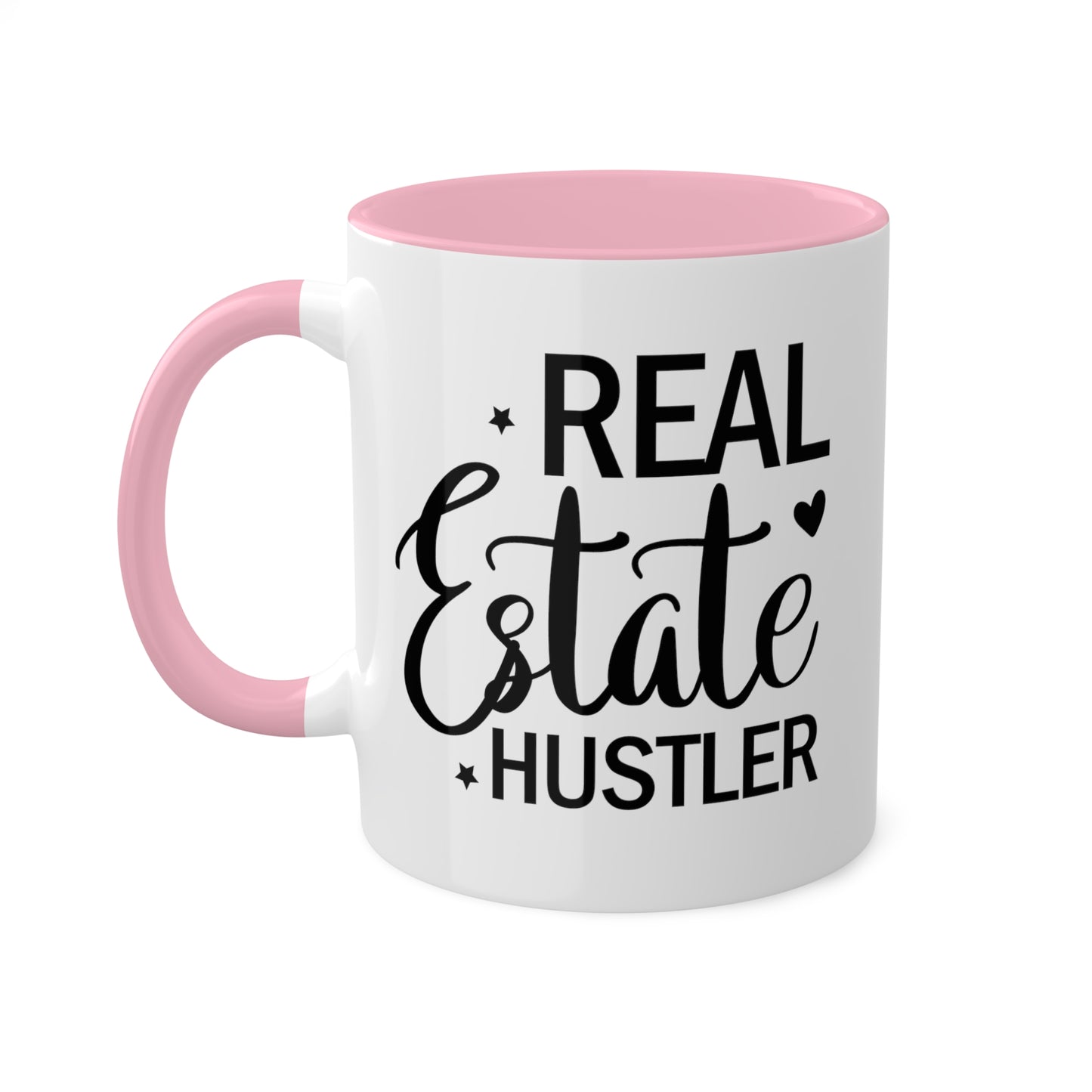 Real Estate Hustler Colorful Mugs, 11oz