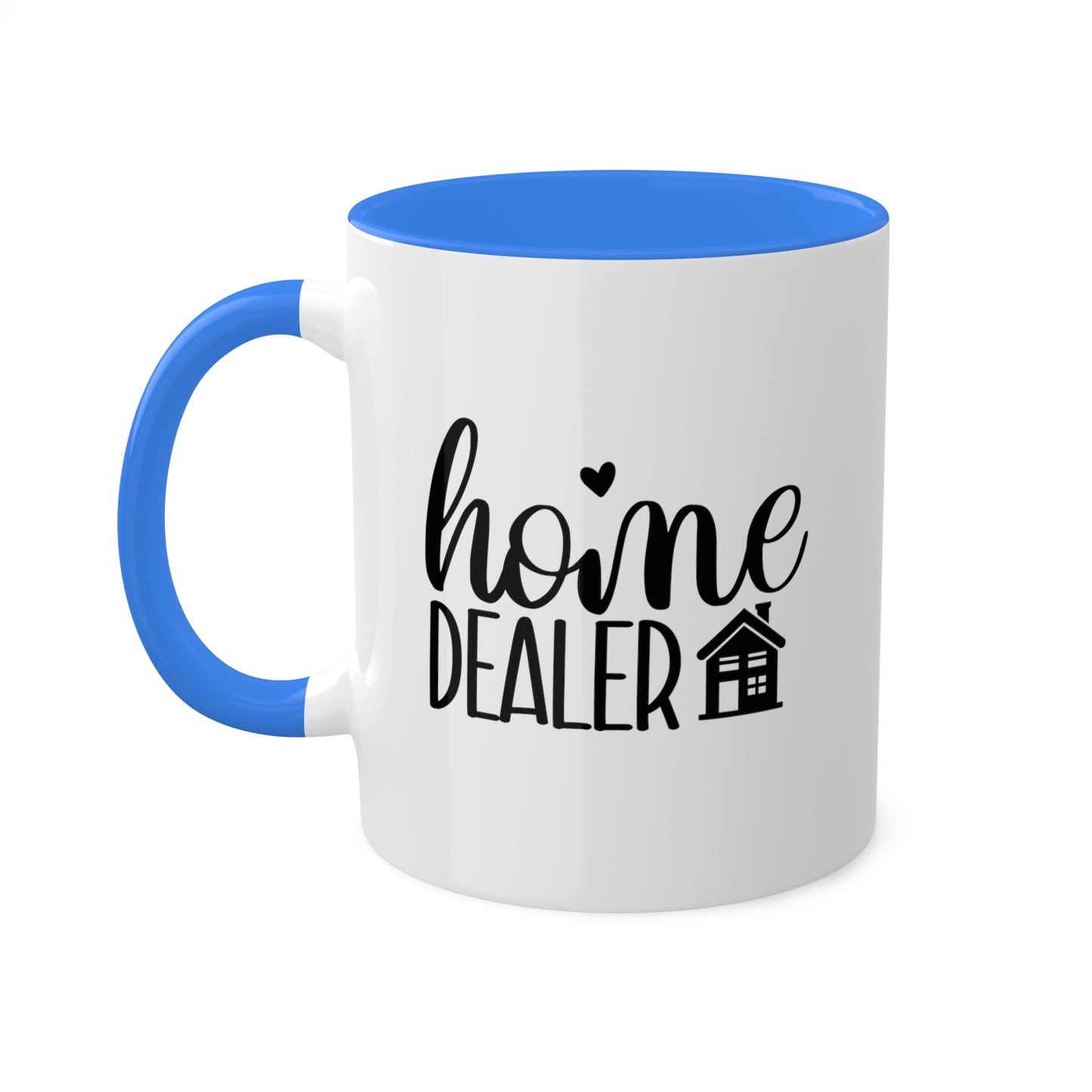 Home Dealer Colorful Mugs, 11oz