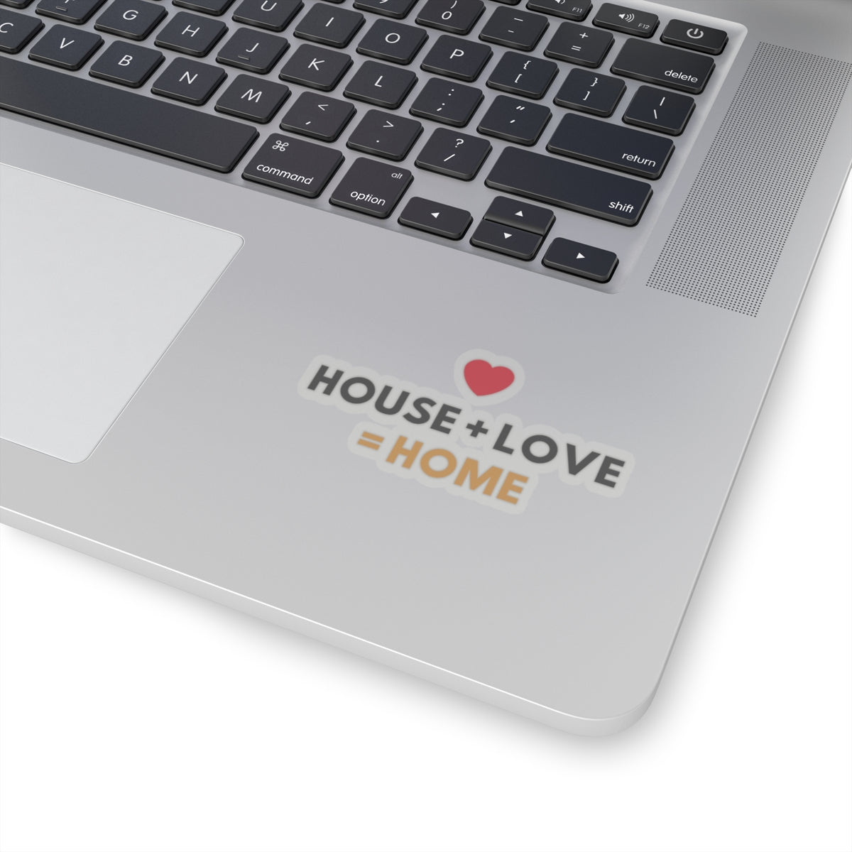 House + Love = Home Kiss-Cut Stickers