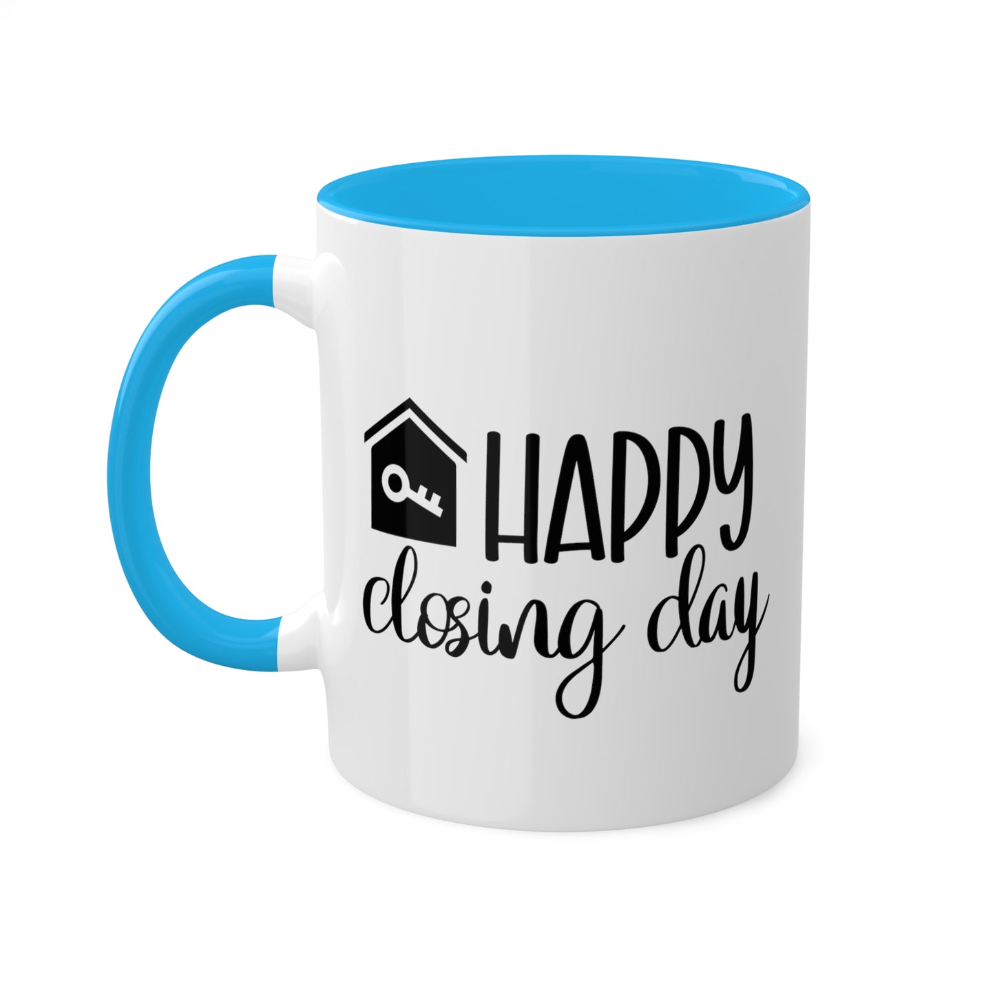 Happy Closing Day Colorful Mugs, 11oz