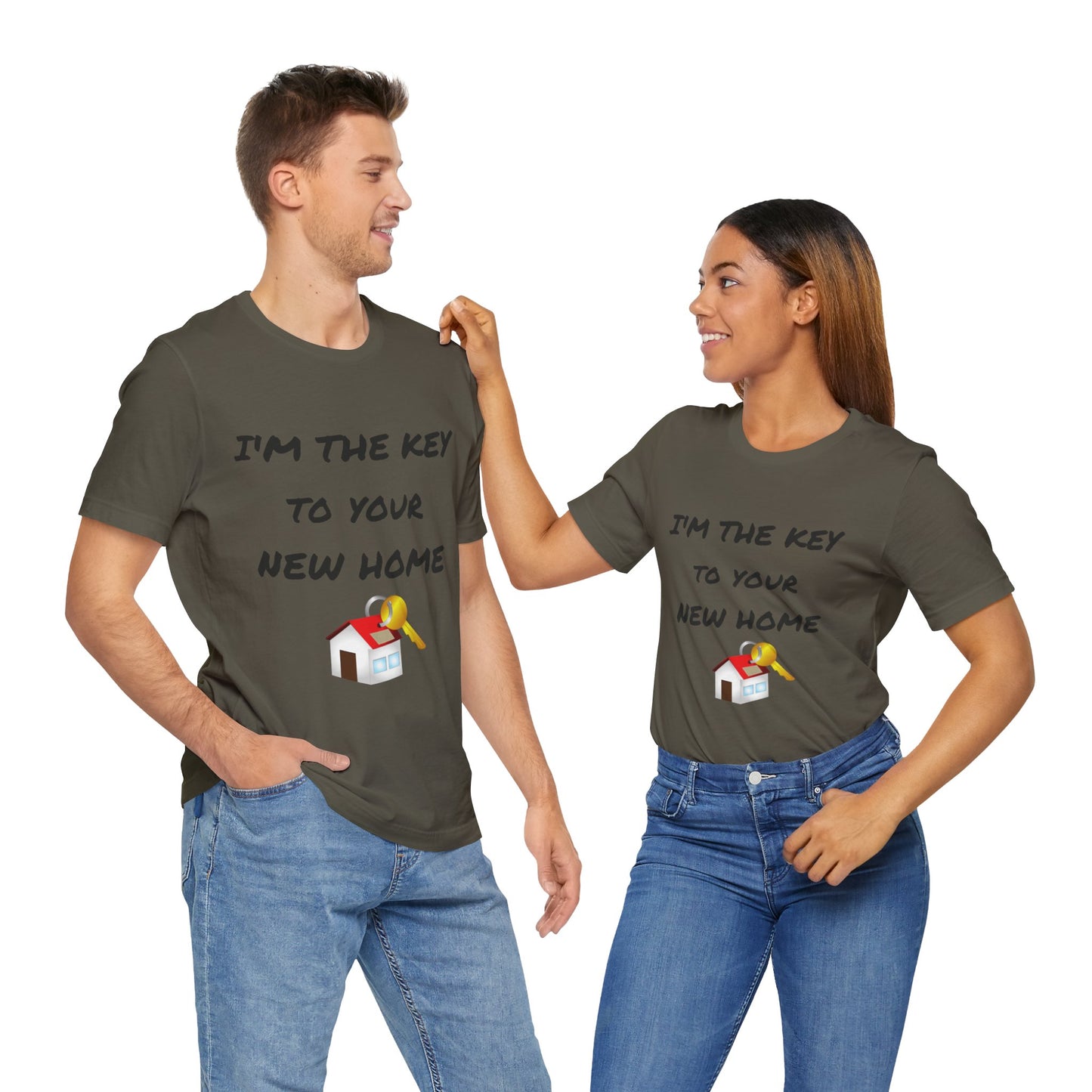 I'm the Key to Your New Home Unisex Jersey Short Sleeve Tee