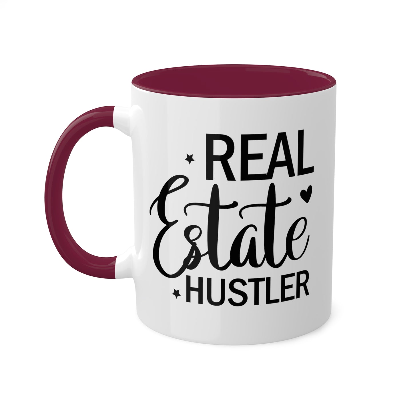 Real Estate Hustler Colorful Mugs, 11oz