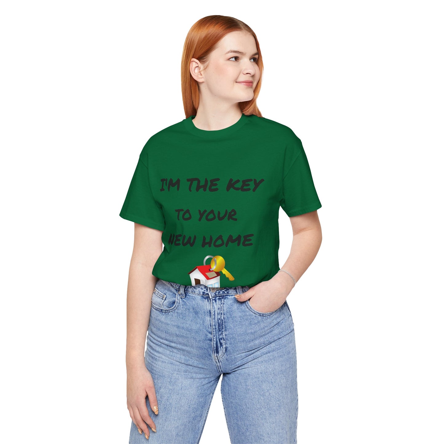 I'm the Key to Your New Home Unisex Jersey Short Sleeve Tee