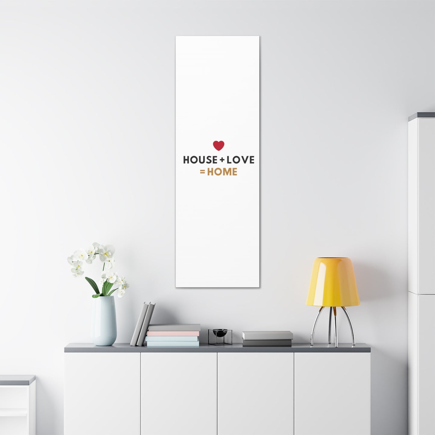 House + Love = Home Canvas Gallery Wraps