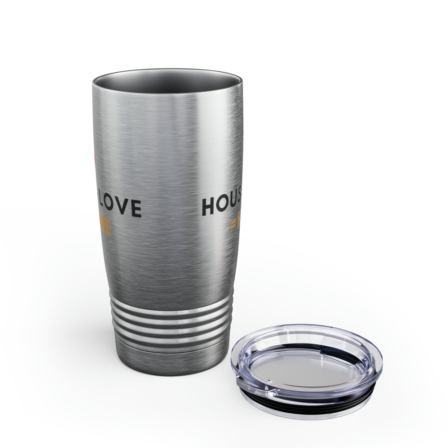 House + Love = Home Ringneck Tumbler, 20oz