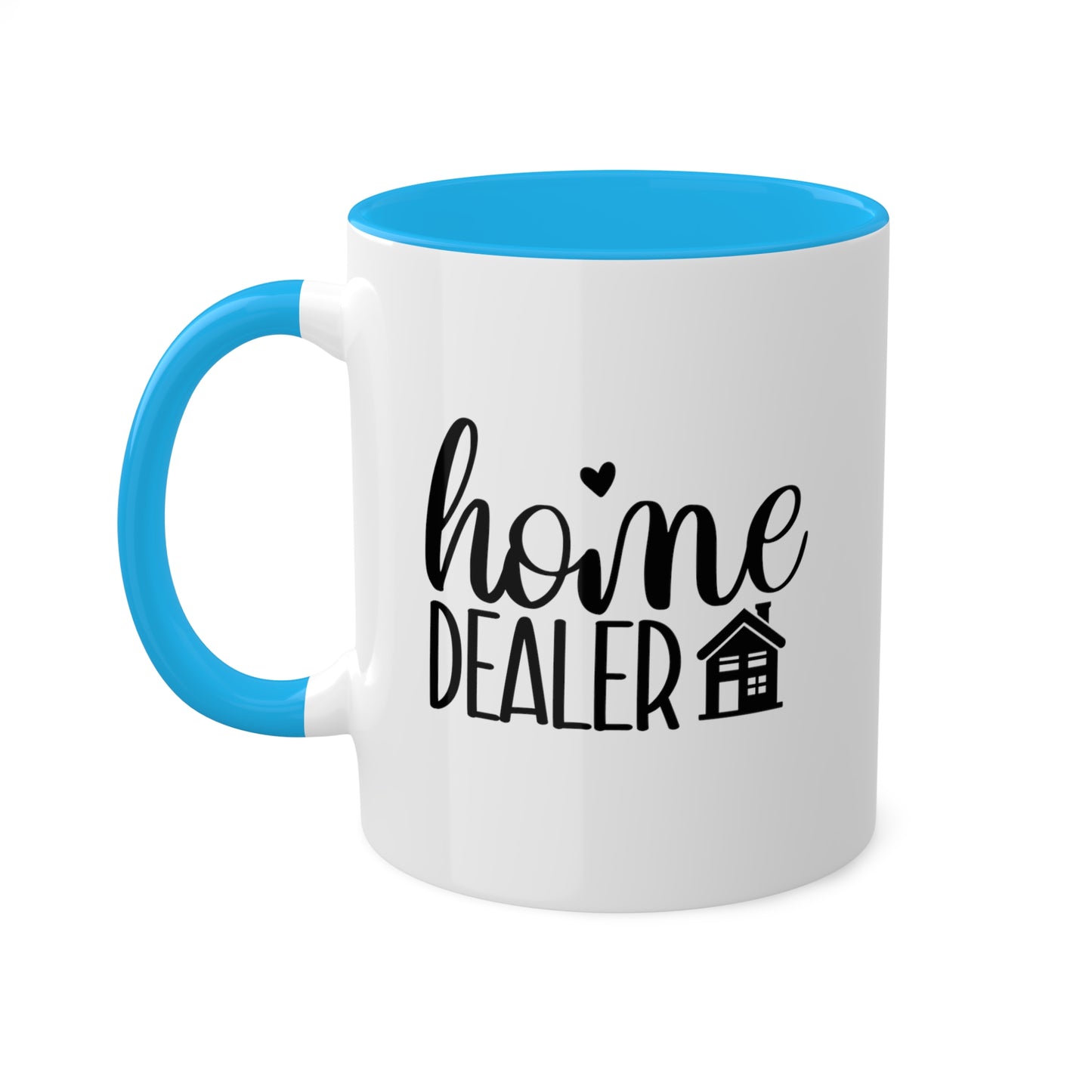 Home Dealer Colorful Mugs, 11oz