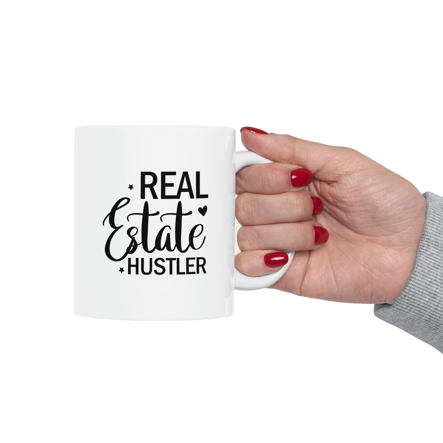 Real Estate Hustler Ceramic Mug, 11oz