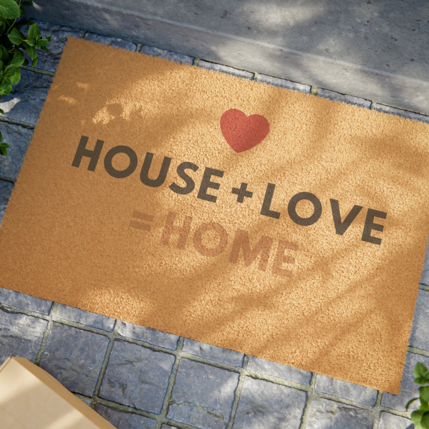 House + Love = Home Doormat