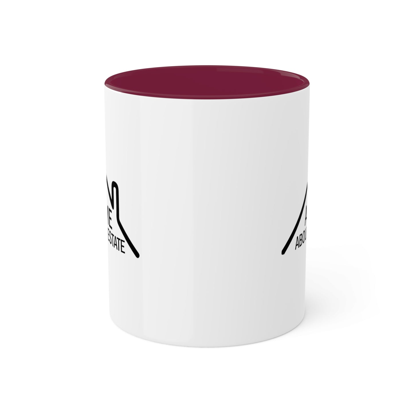 Ask Me About Real Estate Colorful Mugs, 11oz