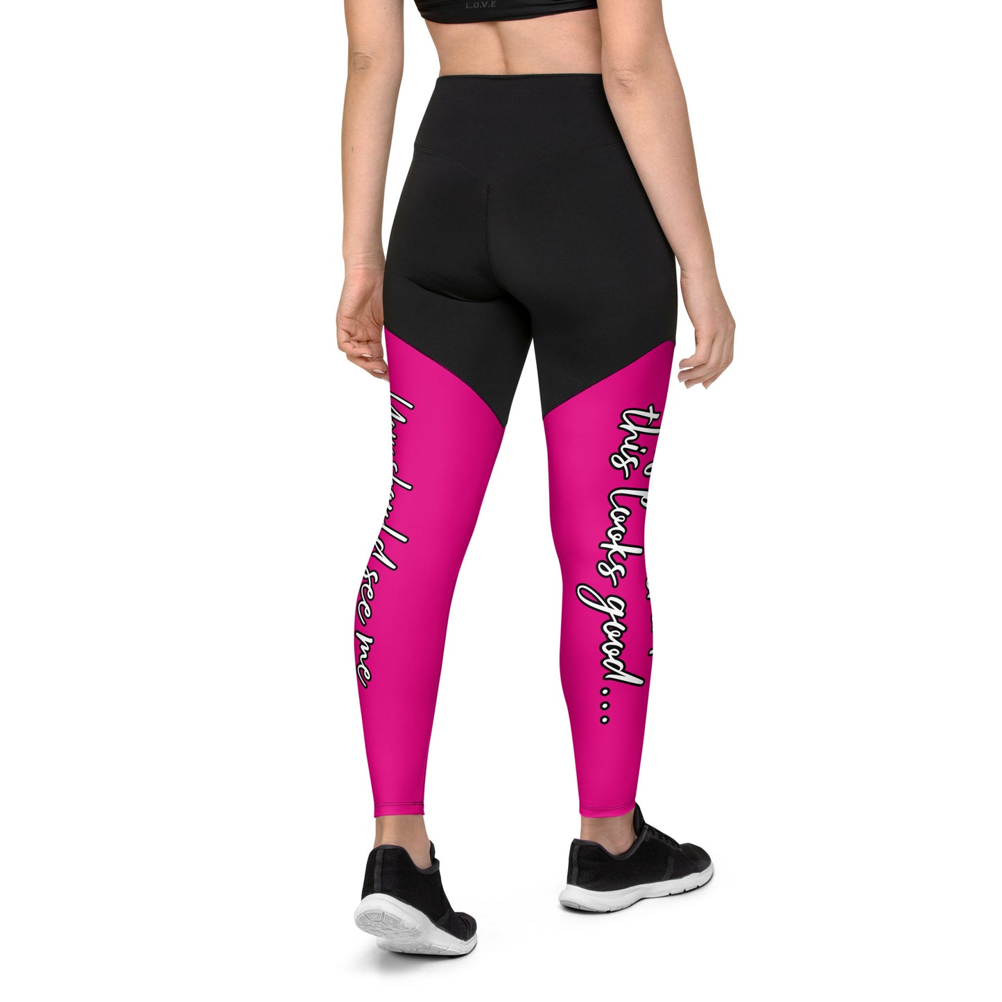 Real Estate Business Advertising Yoga Sports Leggings