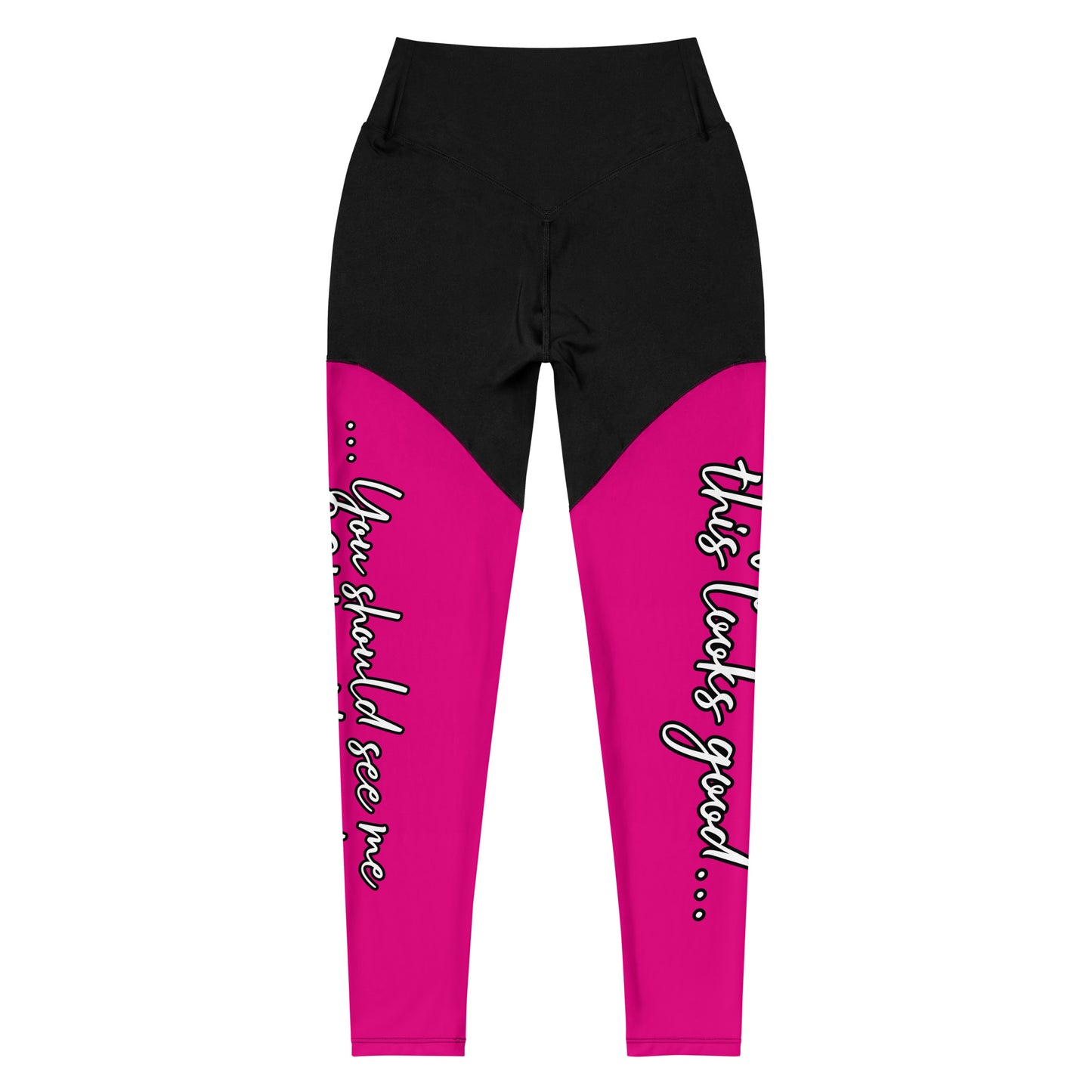 Real Estate Business Advertising Yoga Sports Leggings