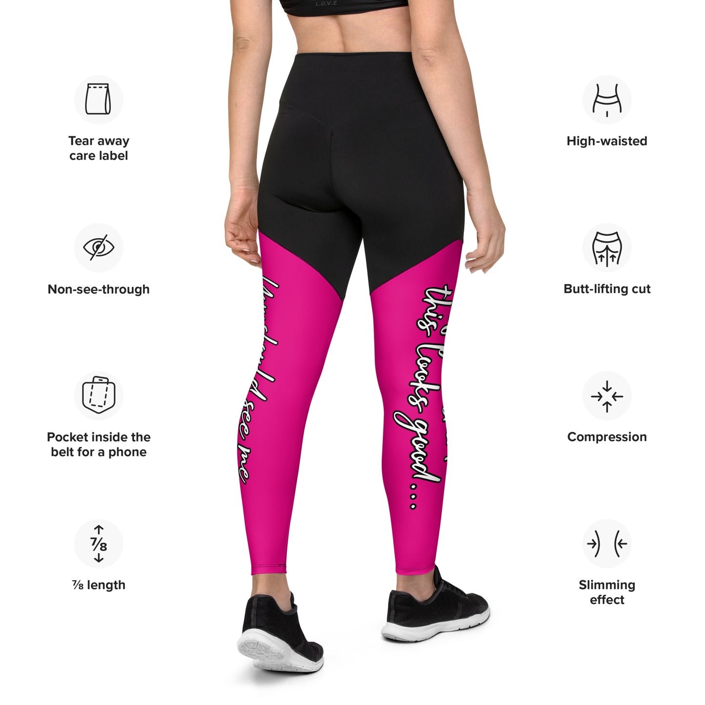 Real Estate Business Advertising Yoga Sports Leggings