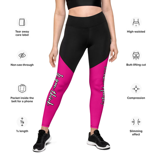 Real Estate Business Advertising Yoga Sports Leggings