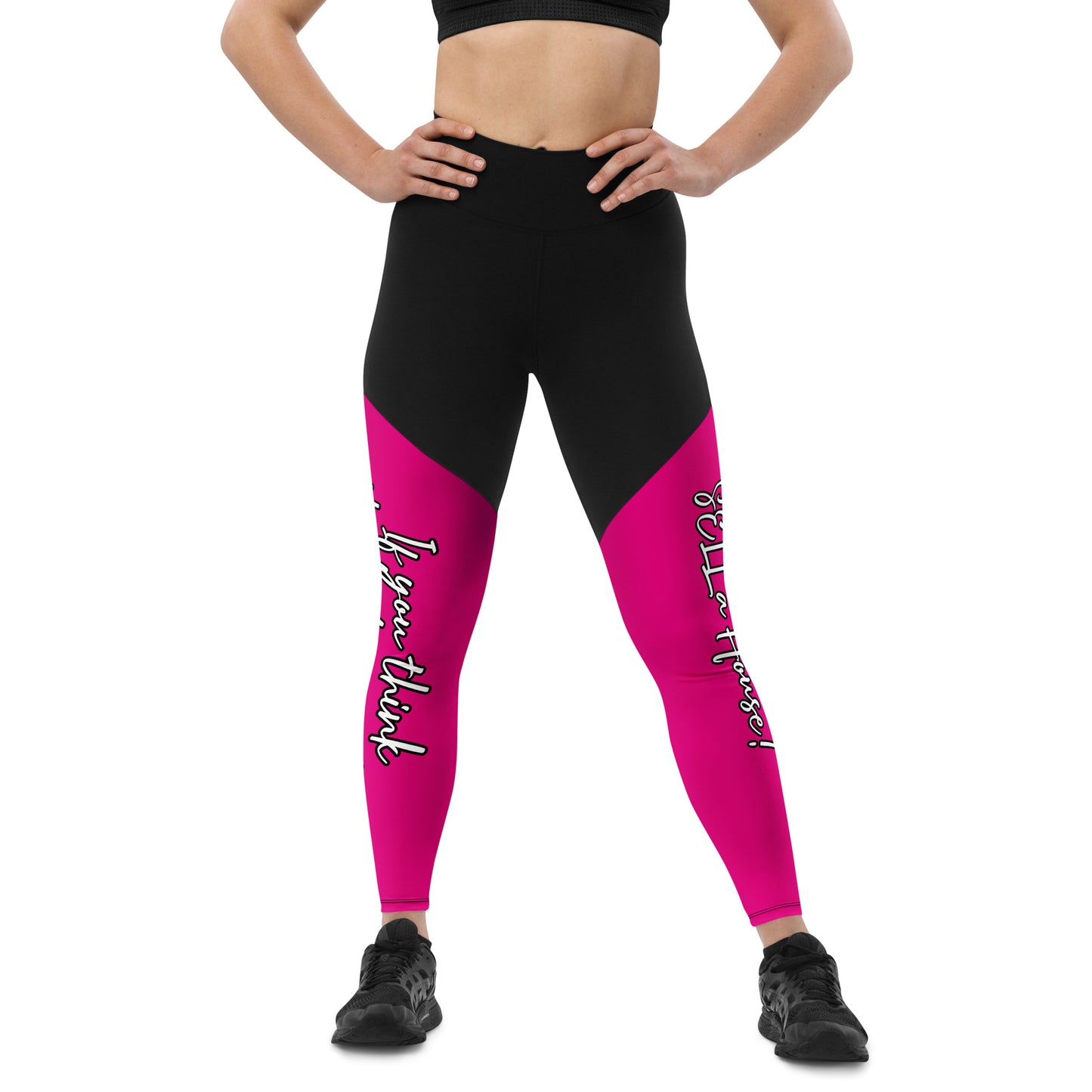 Real Estate Business Advertising Yoga Sports Leggings