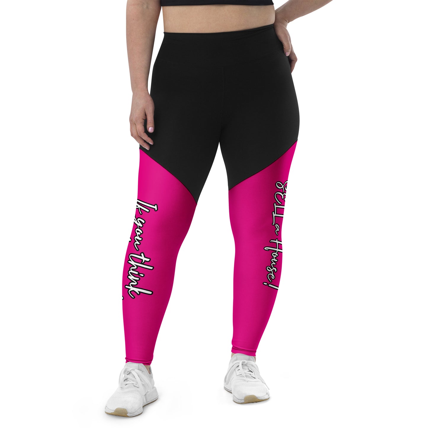 Real Estate Business Advertising Yoga Sports Leggings