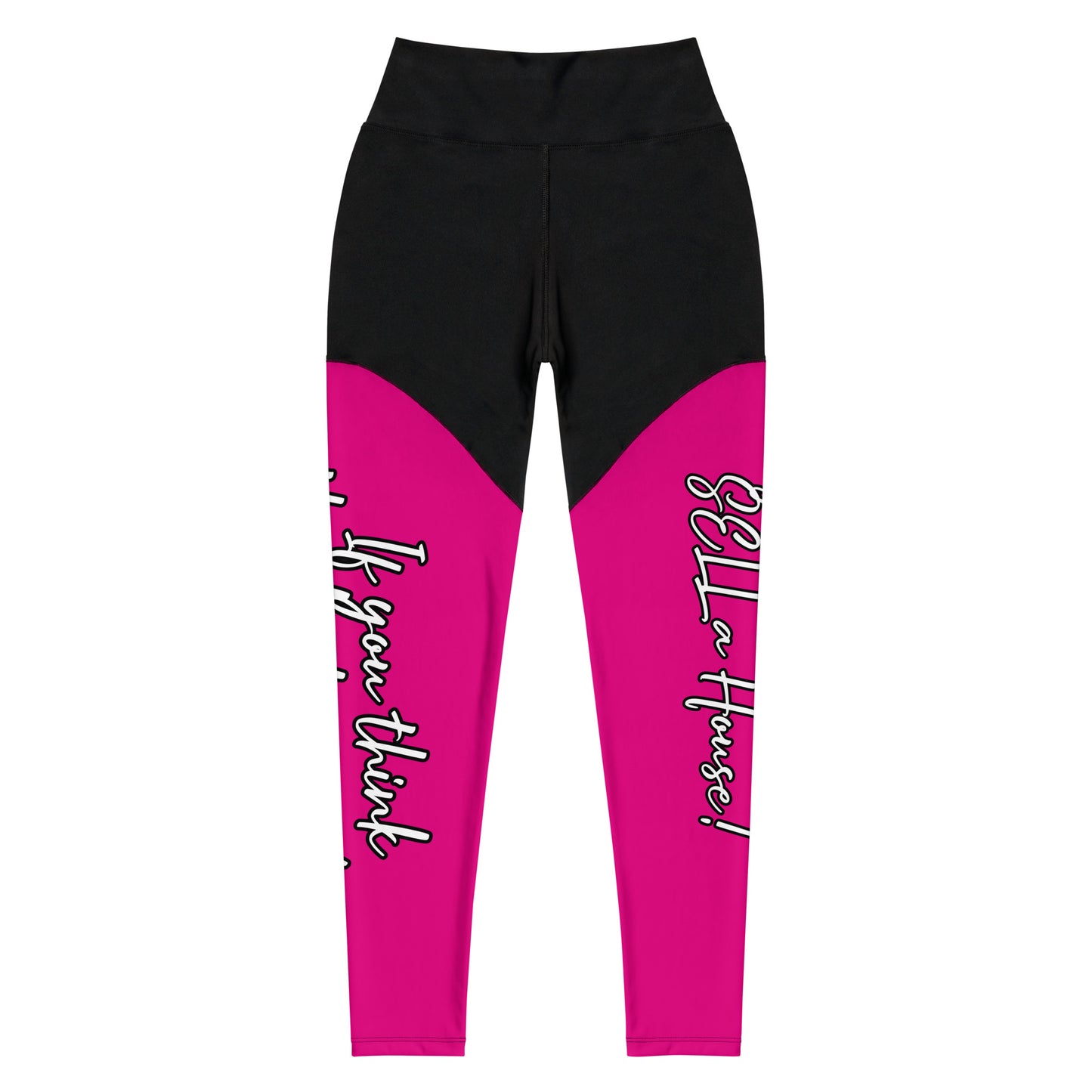 Real Estate Business Advertising Yoga Sports Leggings