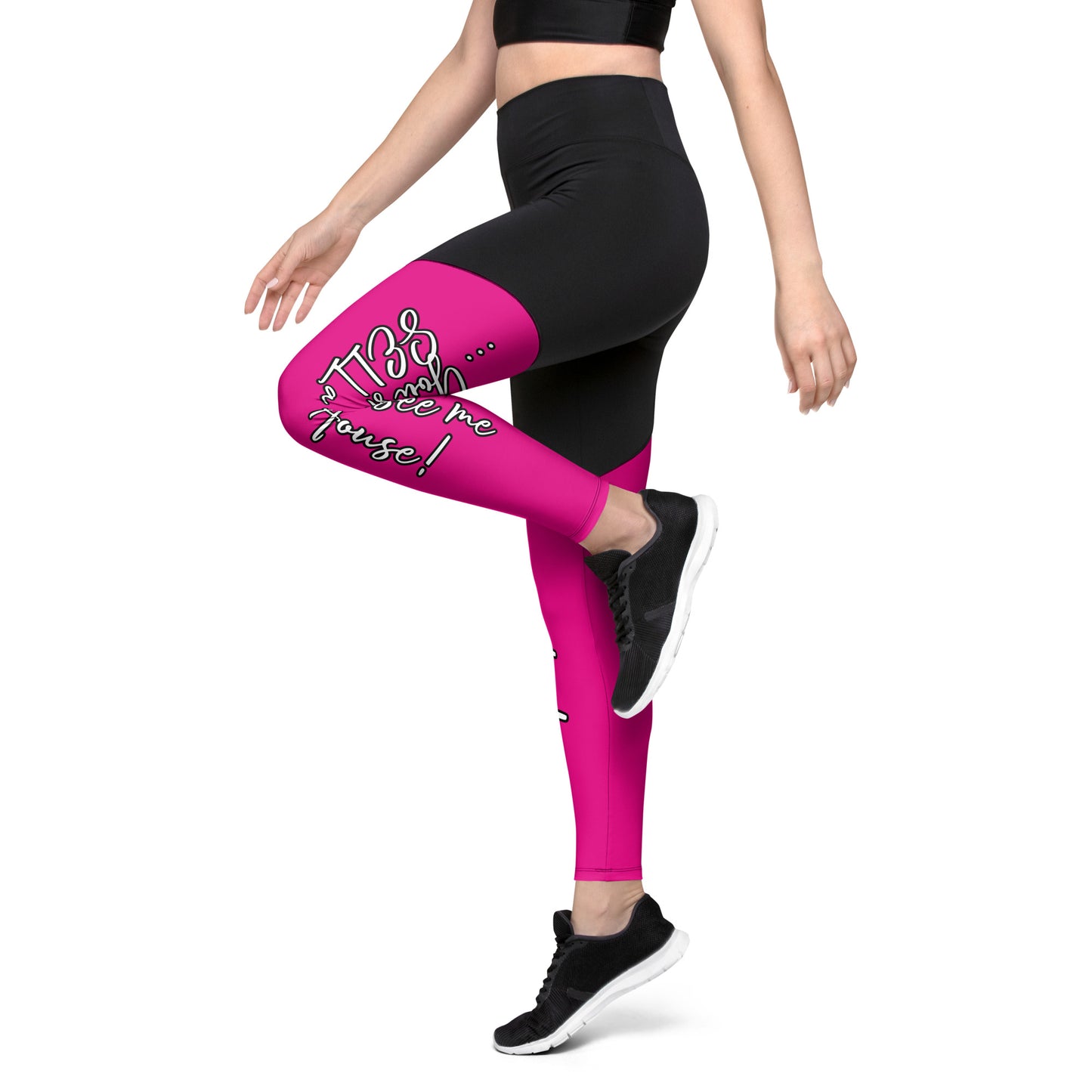 Real Estate Business Advertising Yoga Sports Leggings