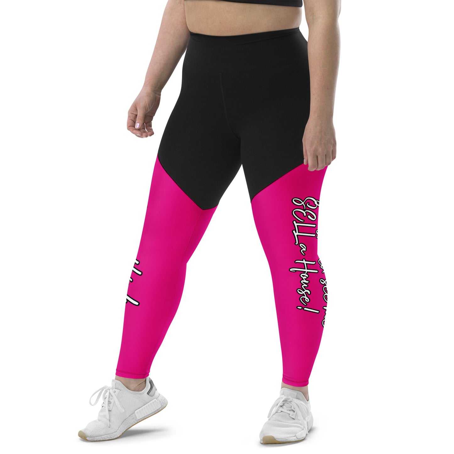 Real Estate Business Advertising Yoga Sports Leggings