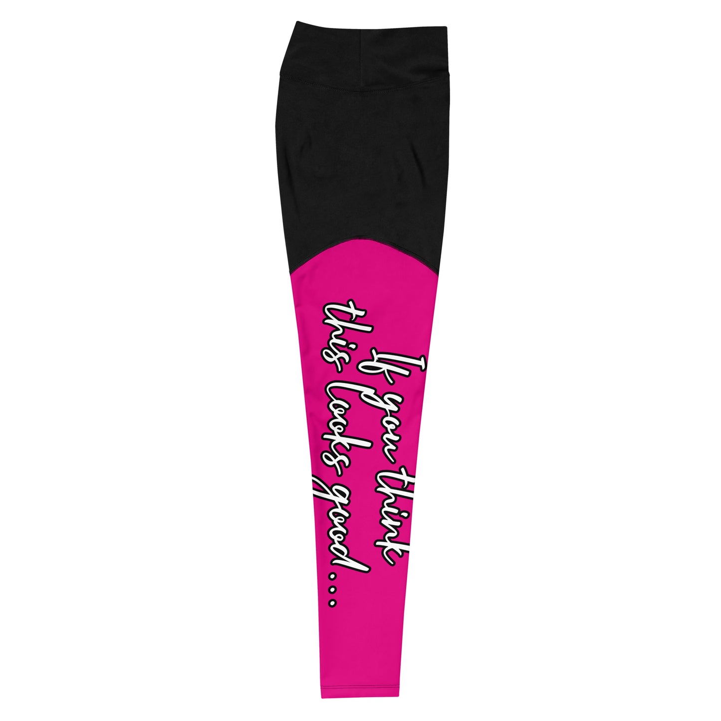 Real Estate Business Advertising Yoga Sports Leggings