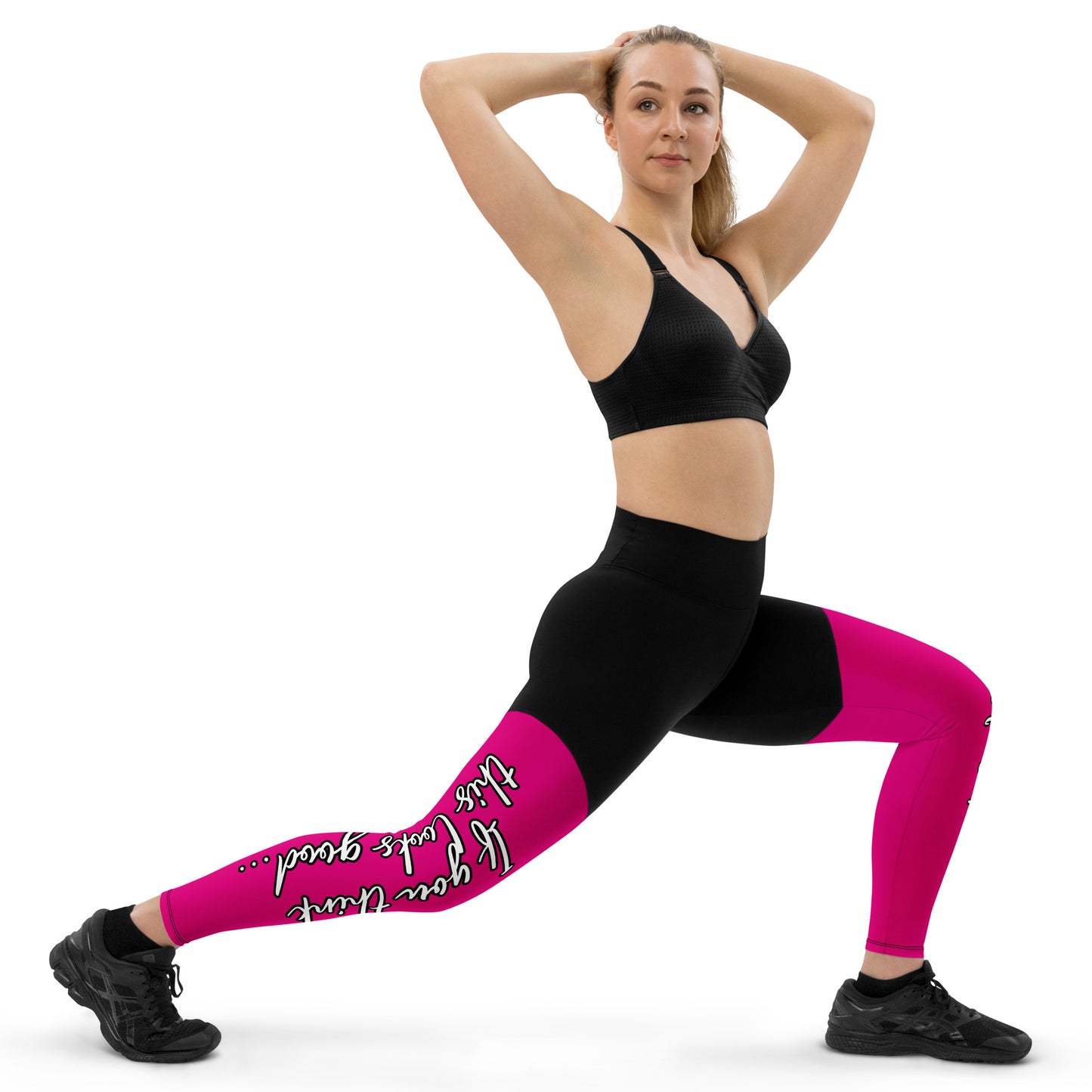 Real Estate Business Advertising Yoga Sports Leggings