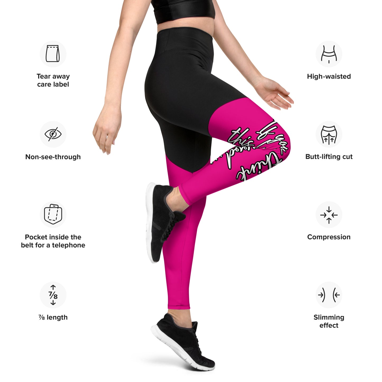 Real Estate Business Advertising Yoga Sports Leggings