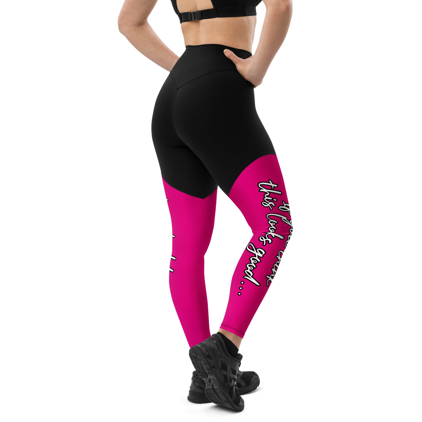 Real Estate Business Advertising Yoga Sports Leggings