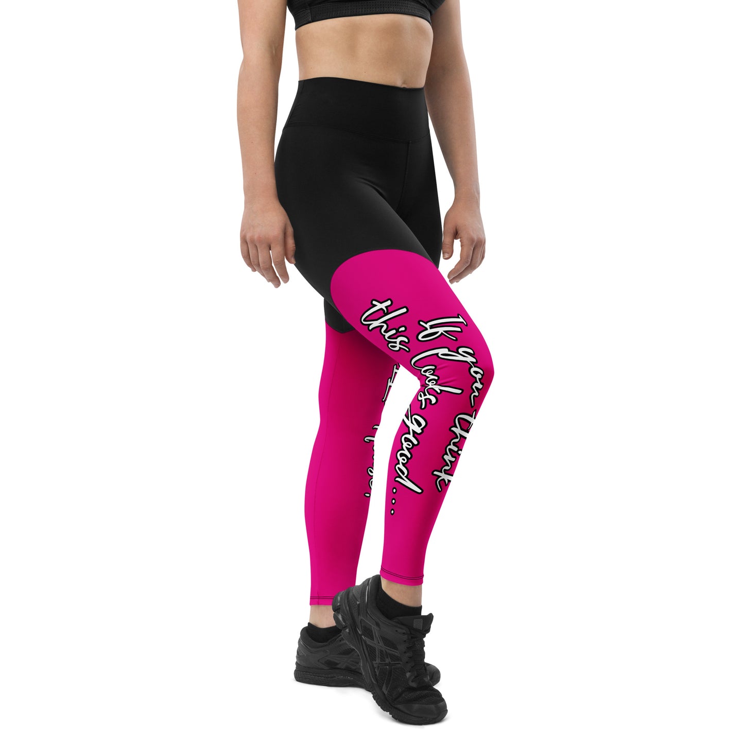 Real Estate Business Advertising Yoga Sports Leggings